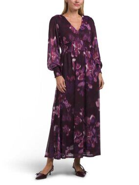 HARLOW AND ROSE Mesh Dress With Smocking